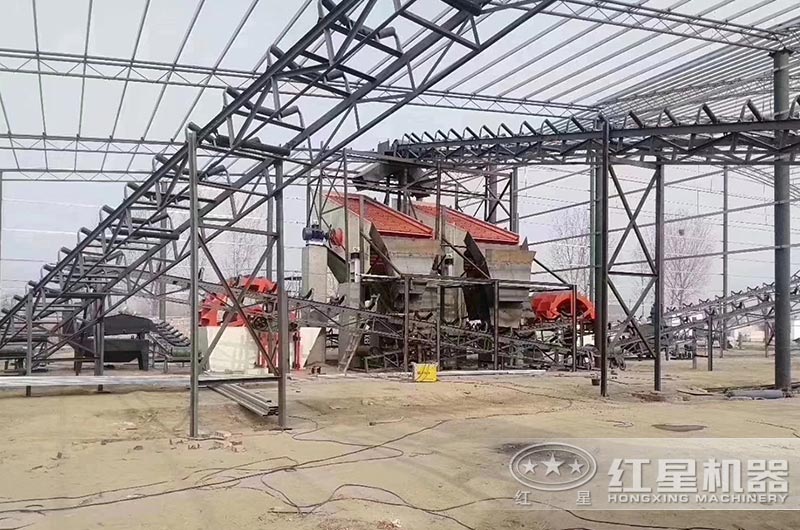 洗砂機作業現場實拍 洗砂機作業現場實拍